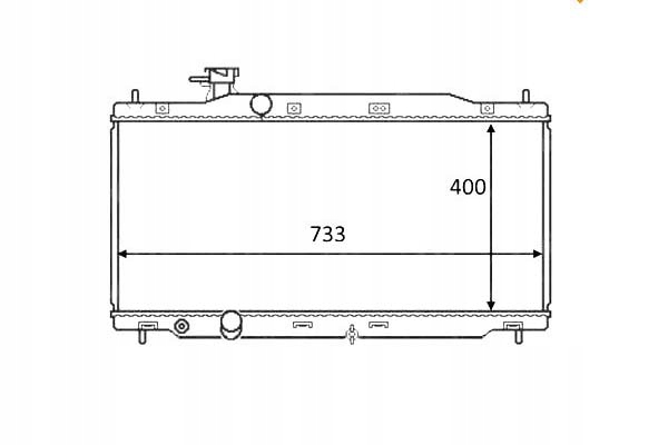 CHŁODNICA HONDA CR-V 2,0 06- NRF Producent części NRF