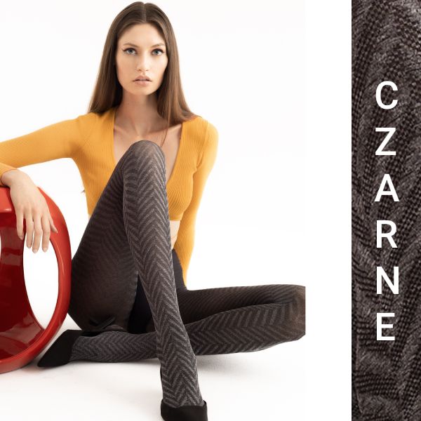 

Rajstopy damskie grube w jodełkę Fiore Tweeddreams