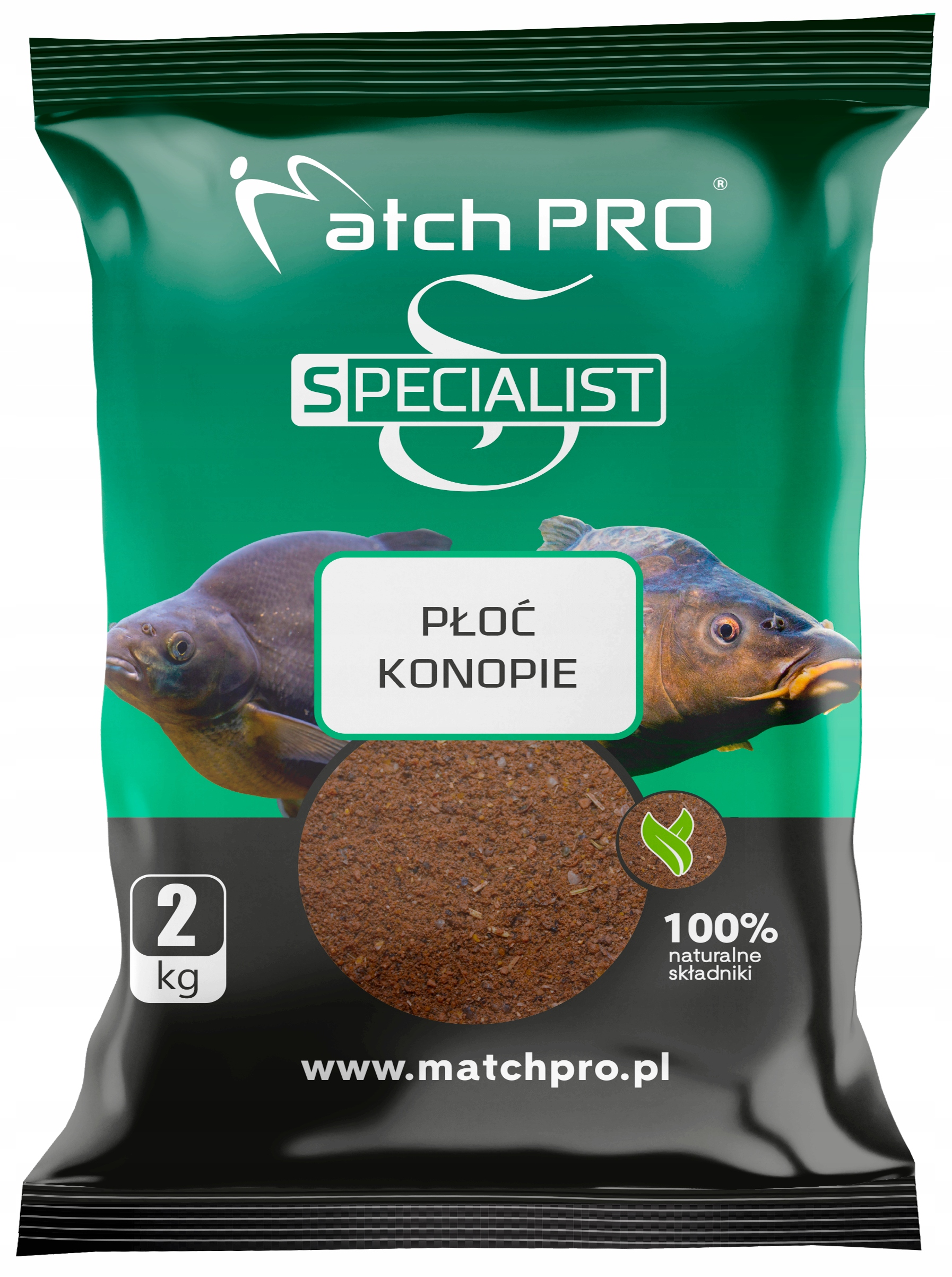 Zanęta MatchPro Specialist Płoć Konopie 2kg
