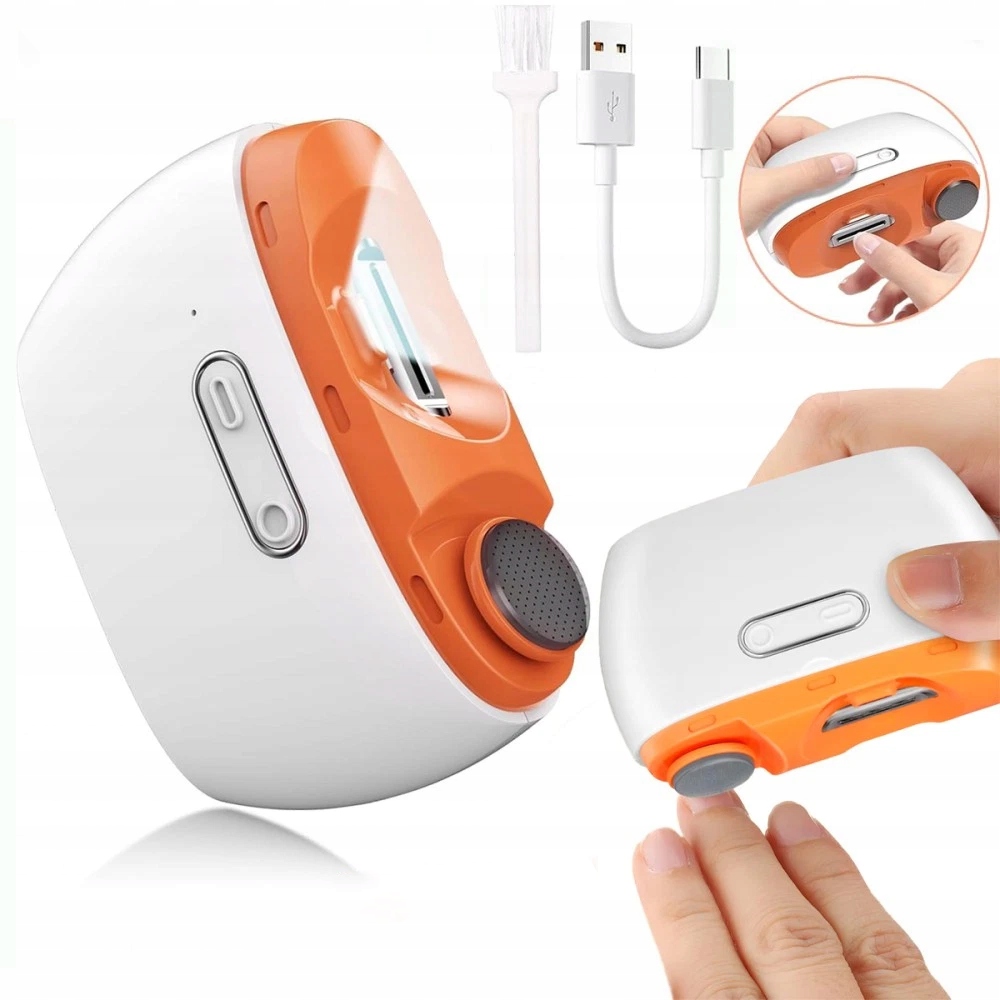 Elektrický odstřihovač nehtů s 2 rychlostmi nabíjení Usb 2v1