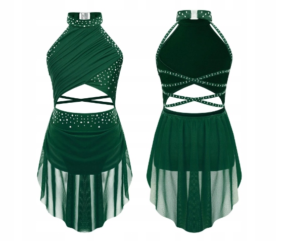 Strój Do Latino Sukienka Body Sukienka Tutu Do Tańca 152 Nr 1998