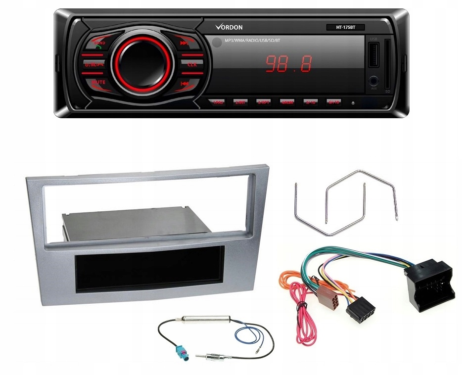 Bluetooth rádio Aux MP3 Usb Sd Opel Corsa D Astra H Zafira B Vordon HT-175