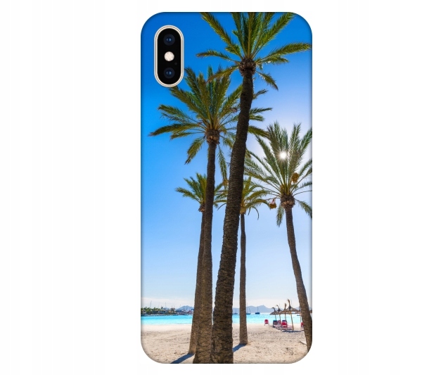 

Etui na telefon iPhone X / Xs Palmy plaza wakacje