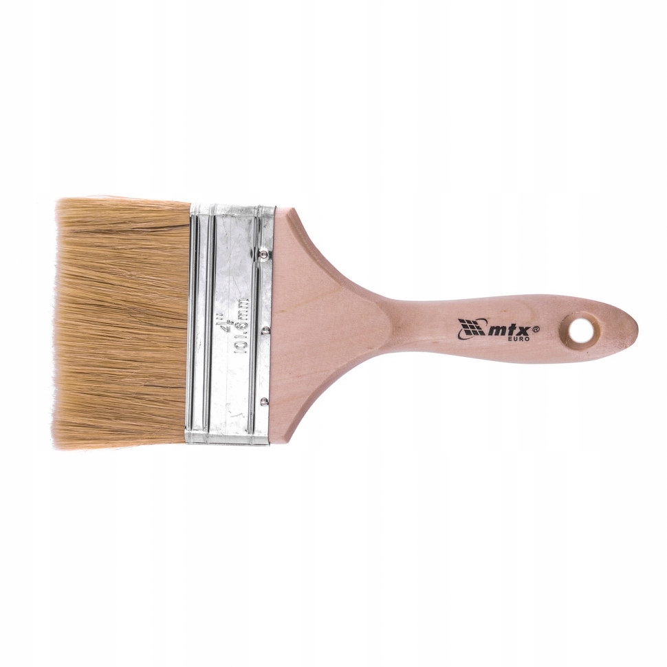

Pędzel malarski płaski naturalne włosie 100 mm Mtx