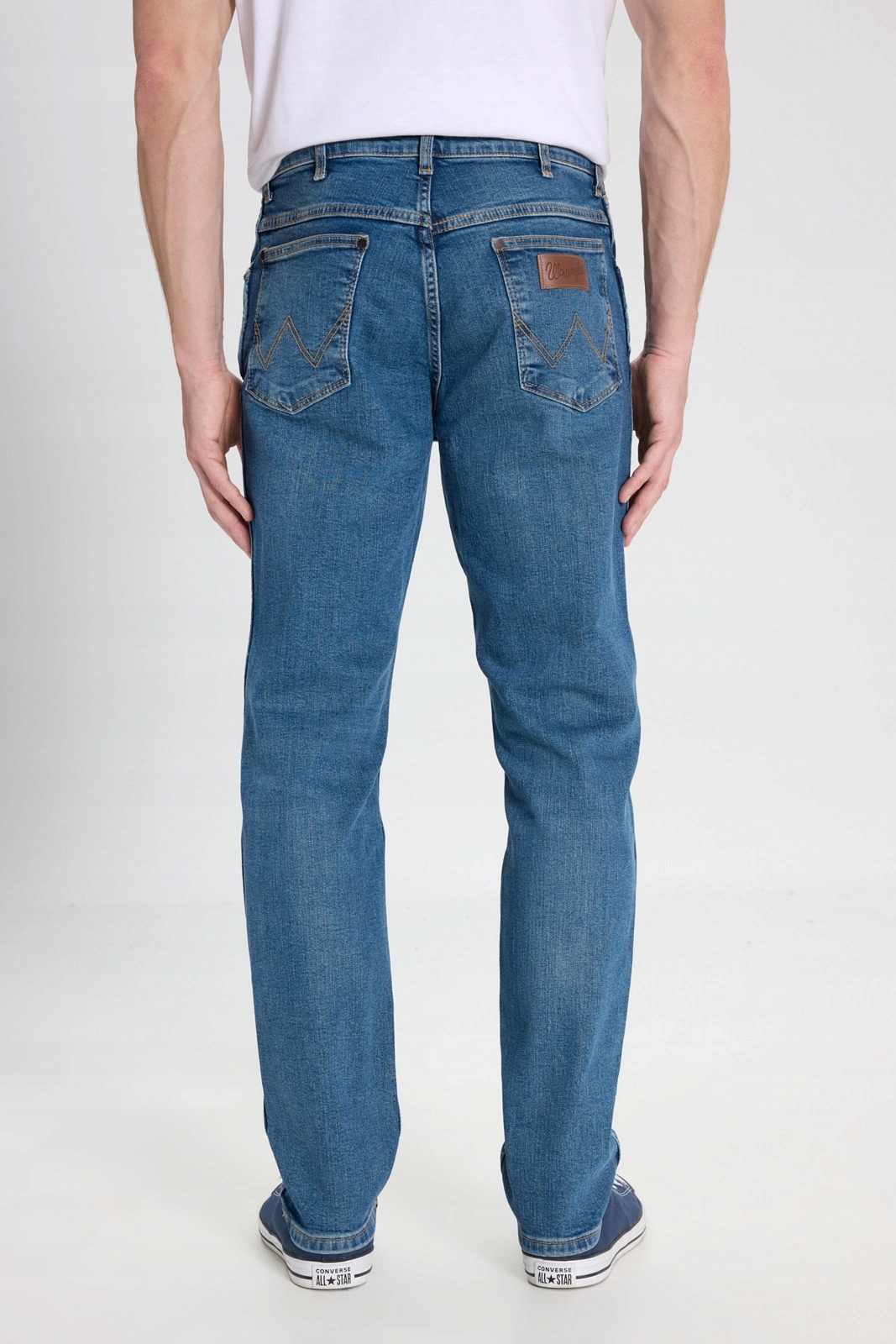 Pánské jednoduché džínové kalhoty Wrangler Greensboro Sheaker 112388600 38/34