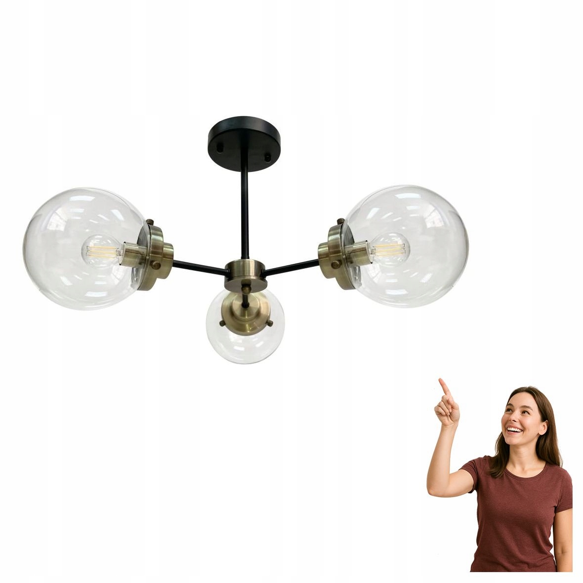 Stropné svietidlo Lens 33-01290 Candellux