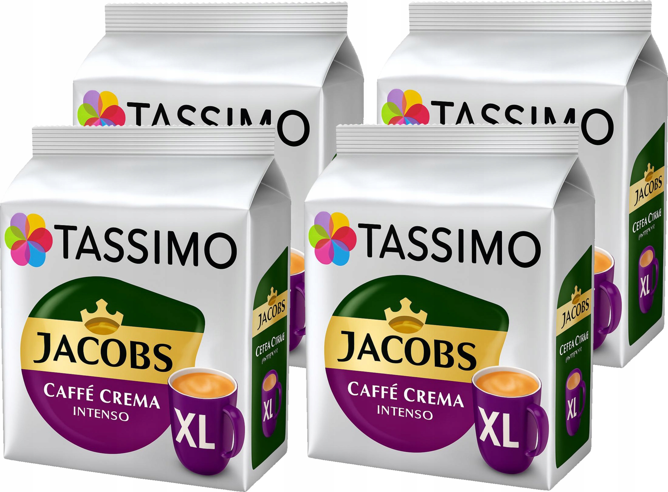Levně Kapsle káva Tassimo Caffe Crema Intenso XL 4 x 16 kusů