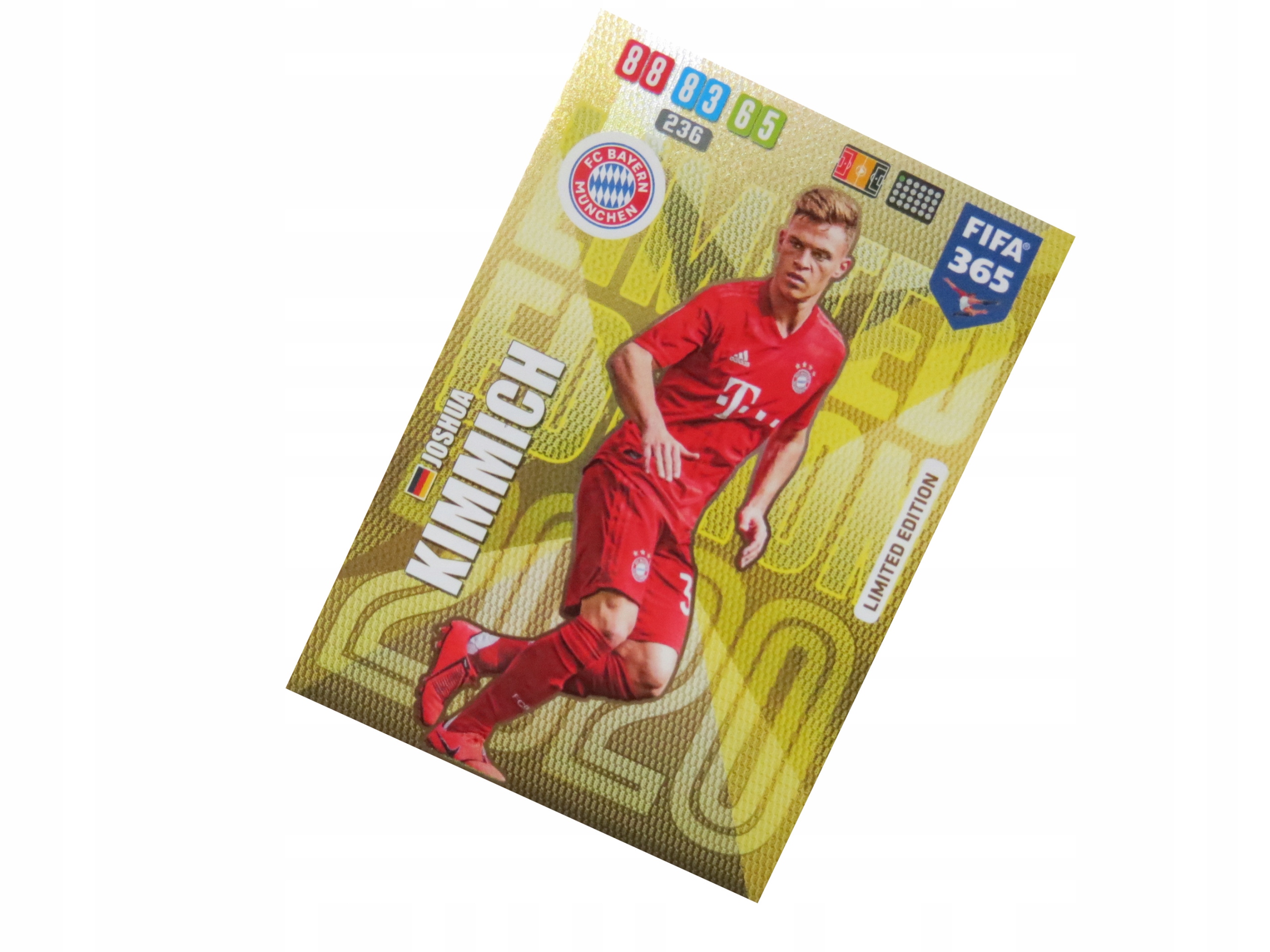Panini Adrenalyn Fifa 365 2020 Karty Piłkarskie Limited Kimmich Bayern