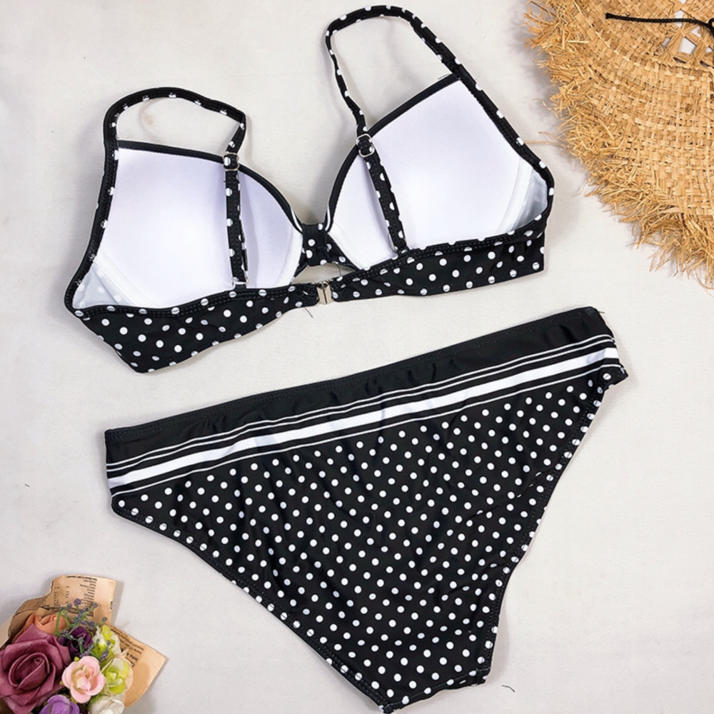 DWUCZĘŚCIOWY STRÓJ KĄPIELOWY KOSTIUM DAMSKI BIKINI USZTYWNIANY PUSH UP L 40 EAN (GTIN) 5906203994120