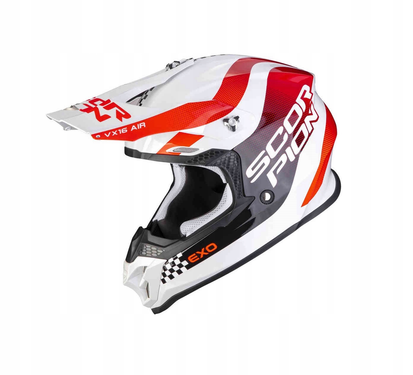Kask SCORPION VX-16 AIR Soul white red