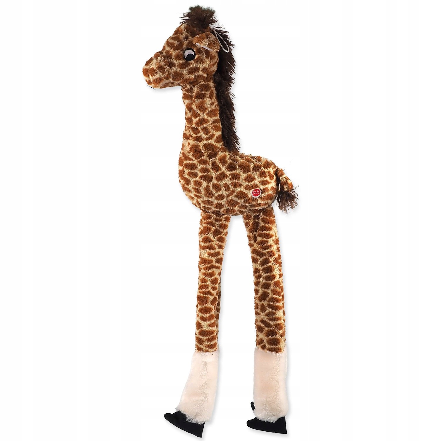 Levně Hračka Dog Fantasy Jumbo žirafa pískací a šustící 87cm