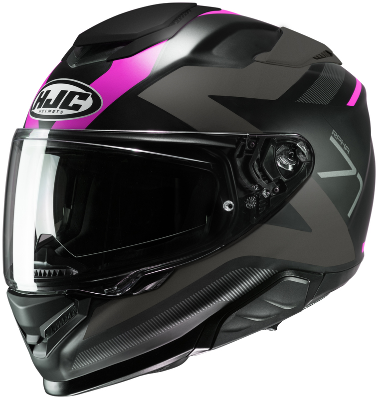 Integrálna Motocyklová Prilba Hjc Rpha 71 Pinna Čierna/pink MC8SF S