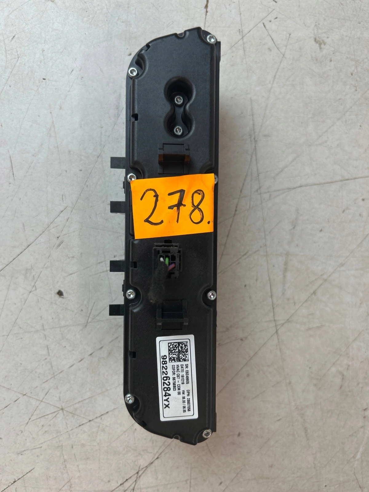 Unite commande clima Bouches buses Opel Crossland X 98226284YX