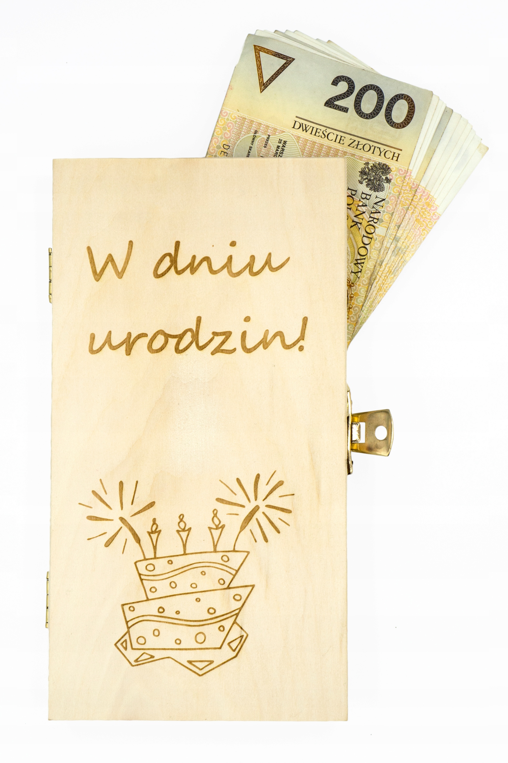 Drewniane pudełko na PIENIĄDZE BIŻUTERIĘ Walentynk Kod producenta P10x19