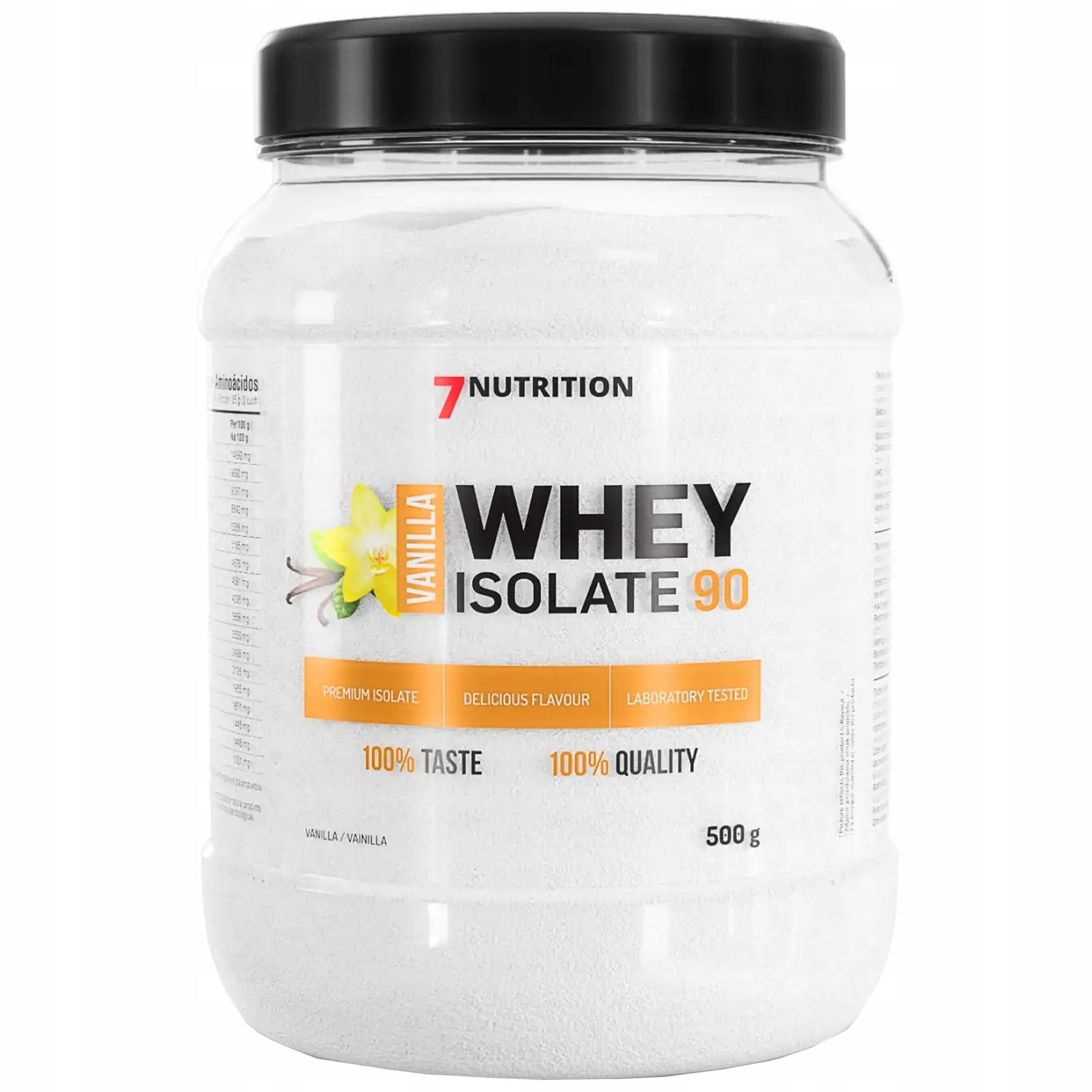Protein 7Nutrition Whey Isolate 90 Wpi 500 g Vanilková příchuť