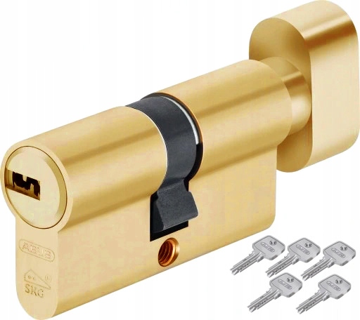 

Wkładka Abus KD10 Z Gałką Mosiądz 5 Kluczy 30/40G