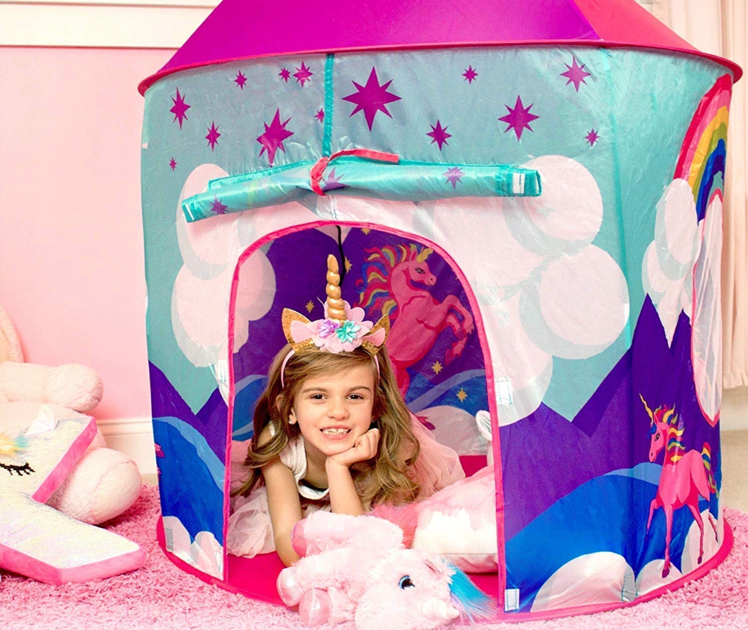 NAMIOT DOMEK ZAMEK PALAC DO DOMU OGRODU JEDNOROŻEC DO ZABAWY DLA DZIECI Rodzaj iglo, wigwam