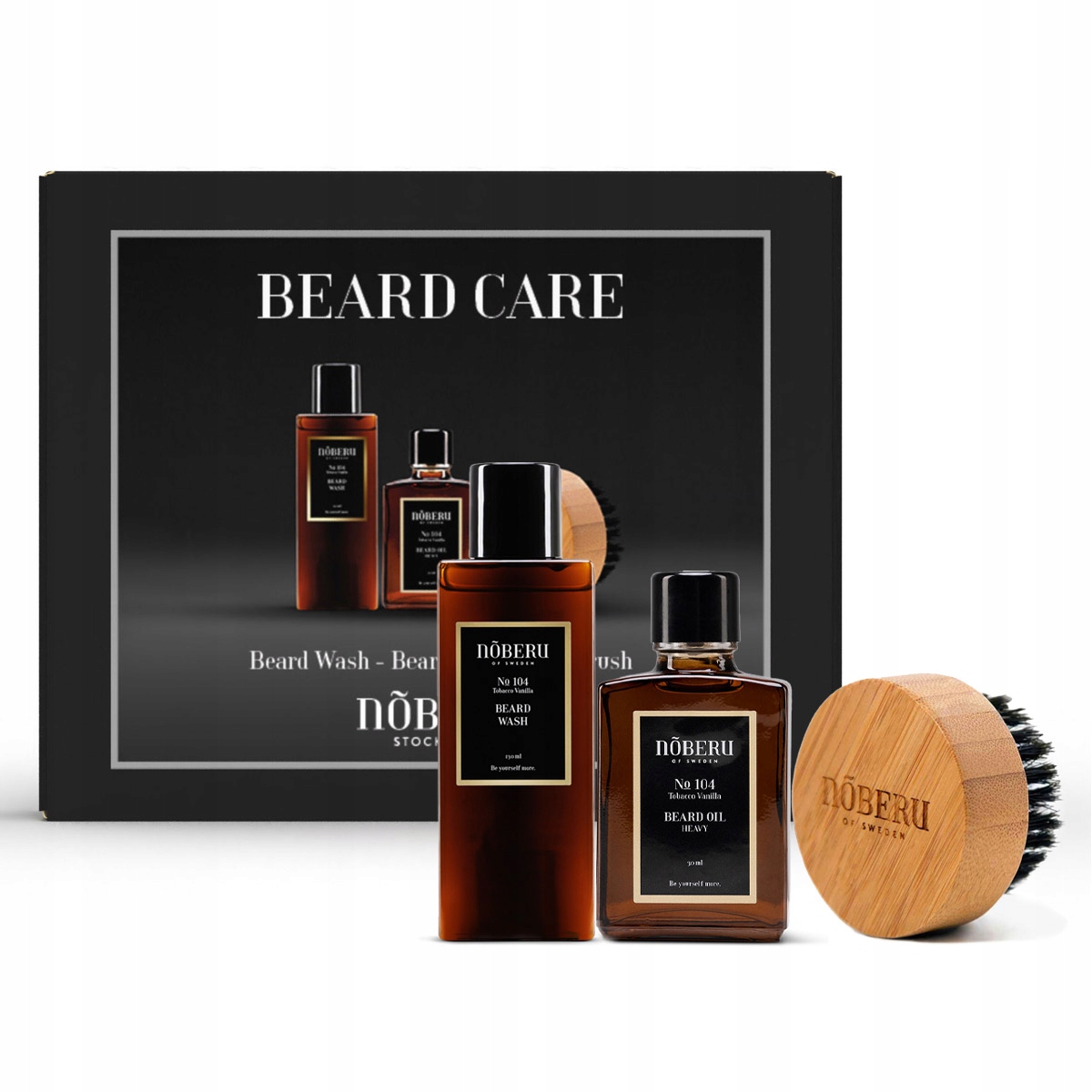 Noberu Beard Care dárková sada pro péči o vousy pro muže