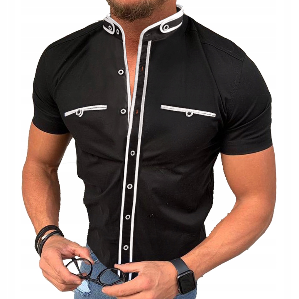 Pánská každodenní košile Athletic Regular Fit Stojka