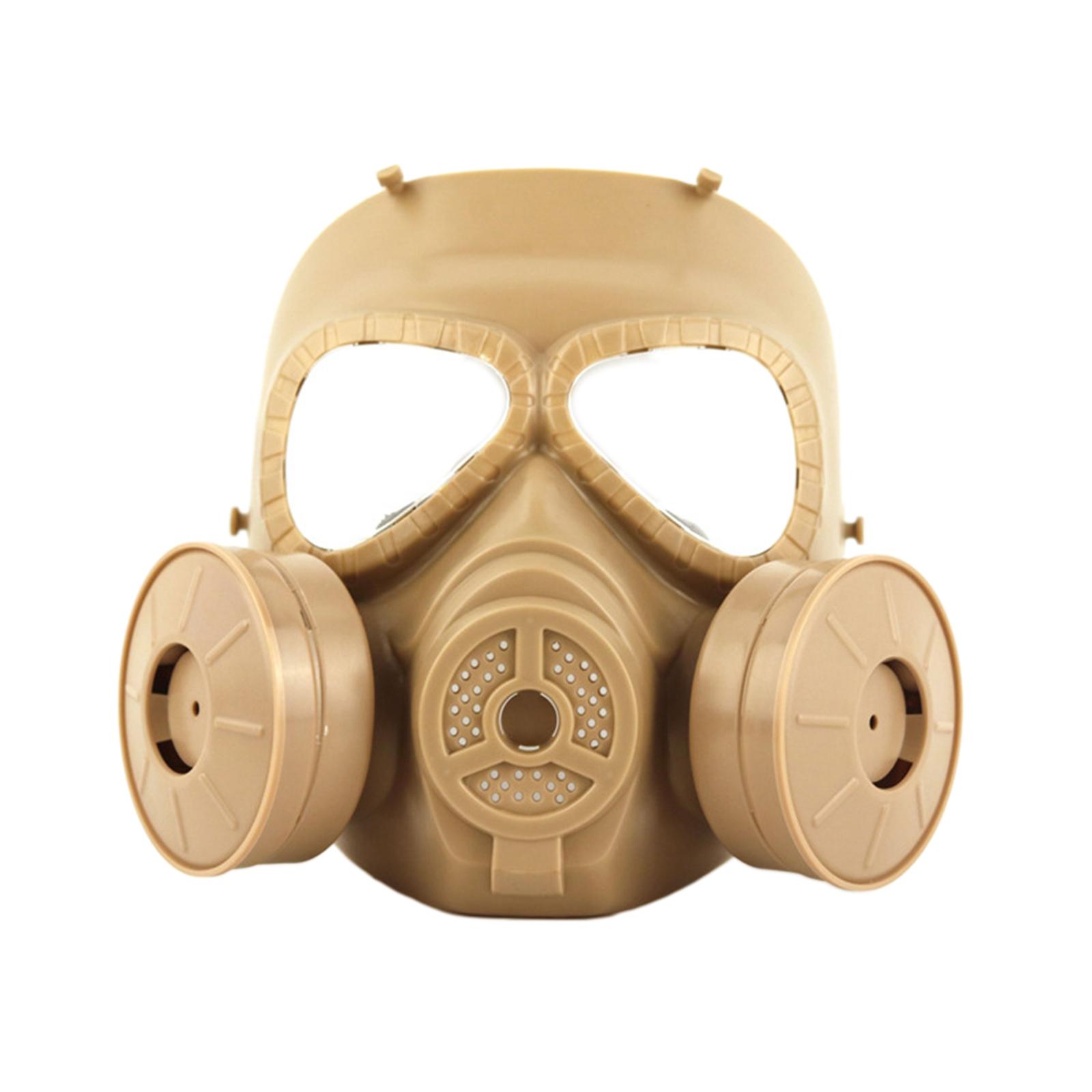 Game Prop Protective Whole Face Clear Lens Brown