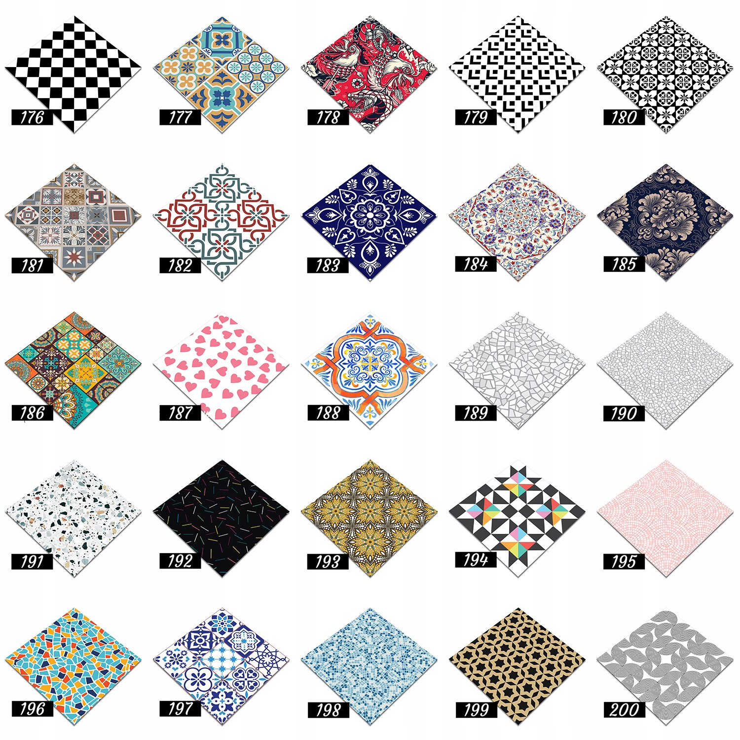 Płytka ścienna samoprzylepna 9 szt Tekstura betonu Liczba m² w opakowaniu 0.81