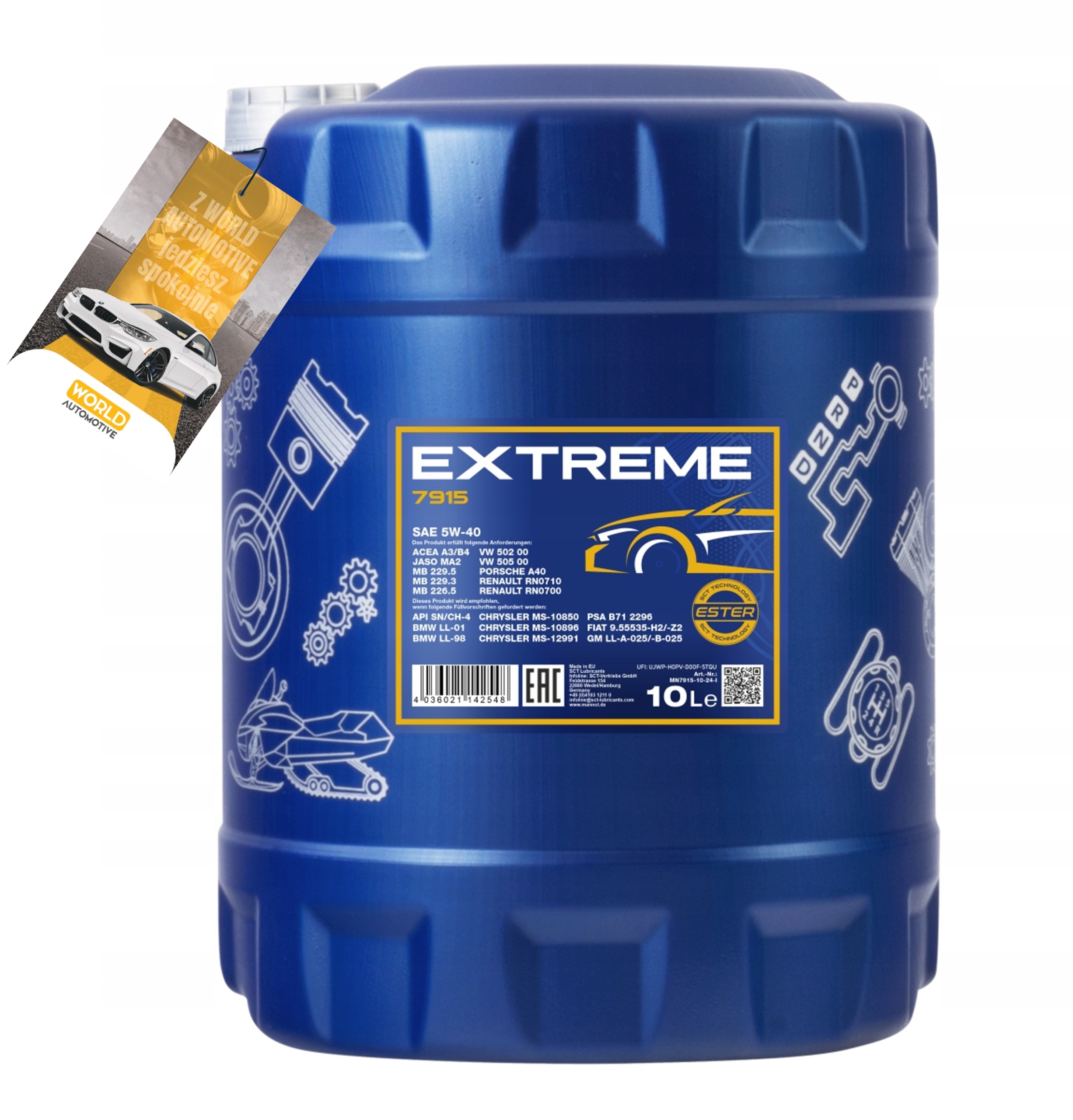Mannol Extreme 5W-40 10L 791510 Produkcji 07/2026