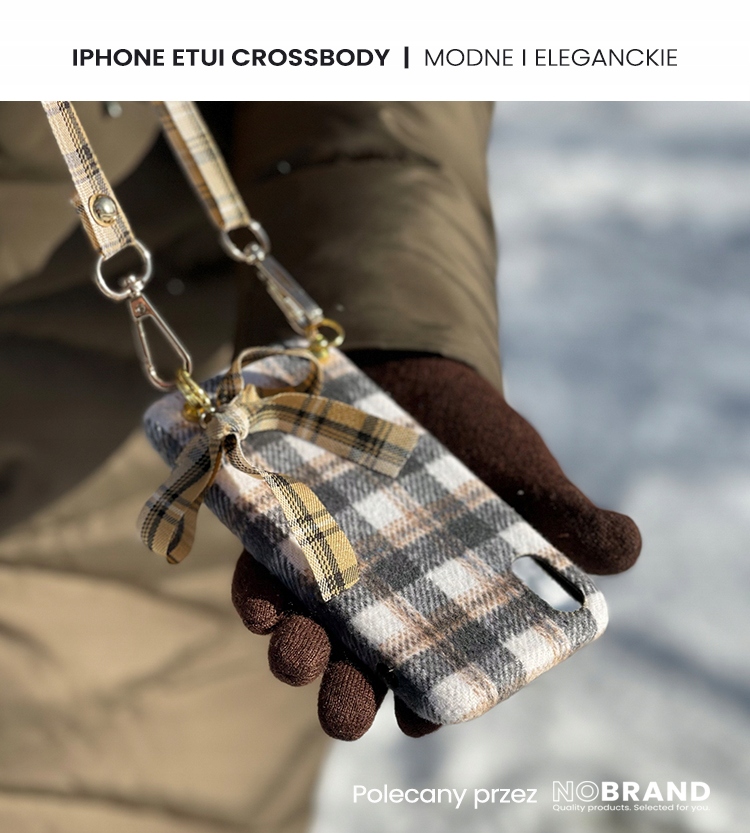 ETUI NA TELEFON IPHONE 12 MODNE CROSSBODY Marka Inna