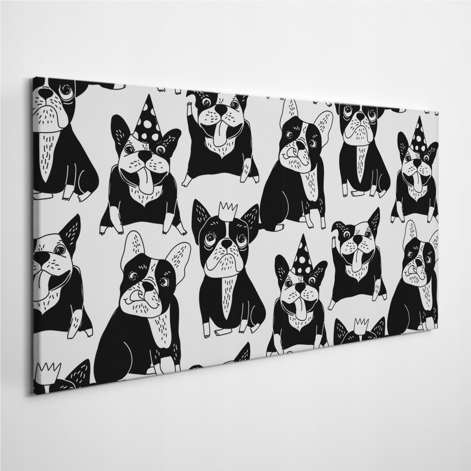 

Foto-obraz z zdjęciem Psy Zwierzęta Bulldog 140x70