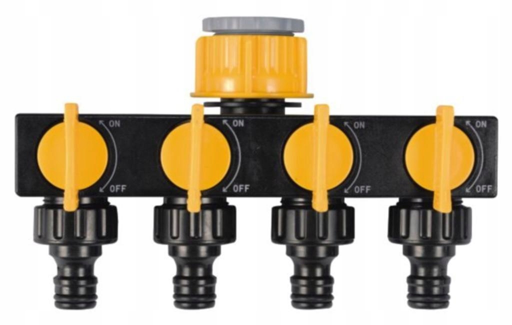 

Rozdzielacz kranowy 3/4"-1/2" poczwórny