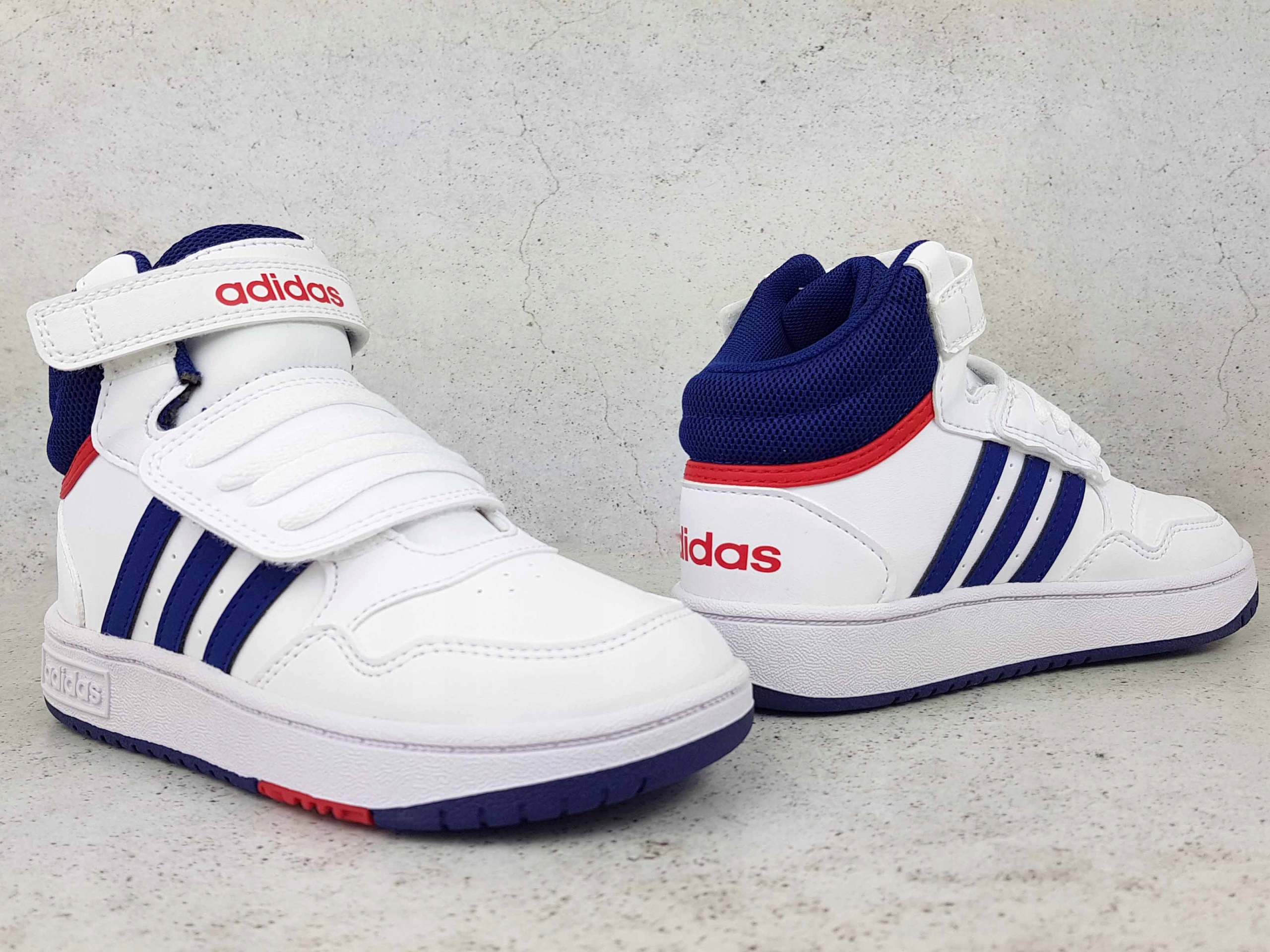 ADIDAS HOOPS MID GZ9650 BUTY DZIECIĘCE RZEPY GUMKA Płeć chłopcy dziewczynki
