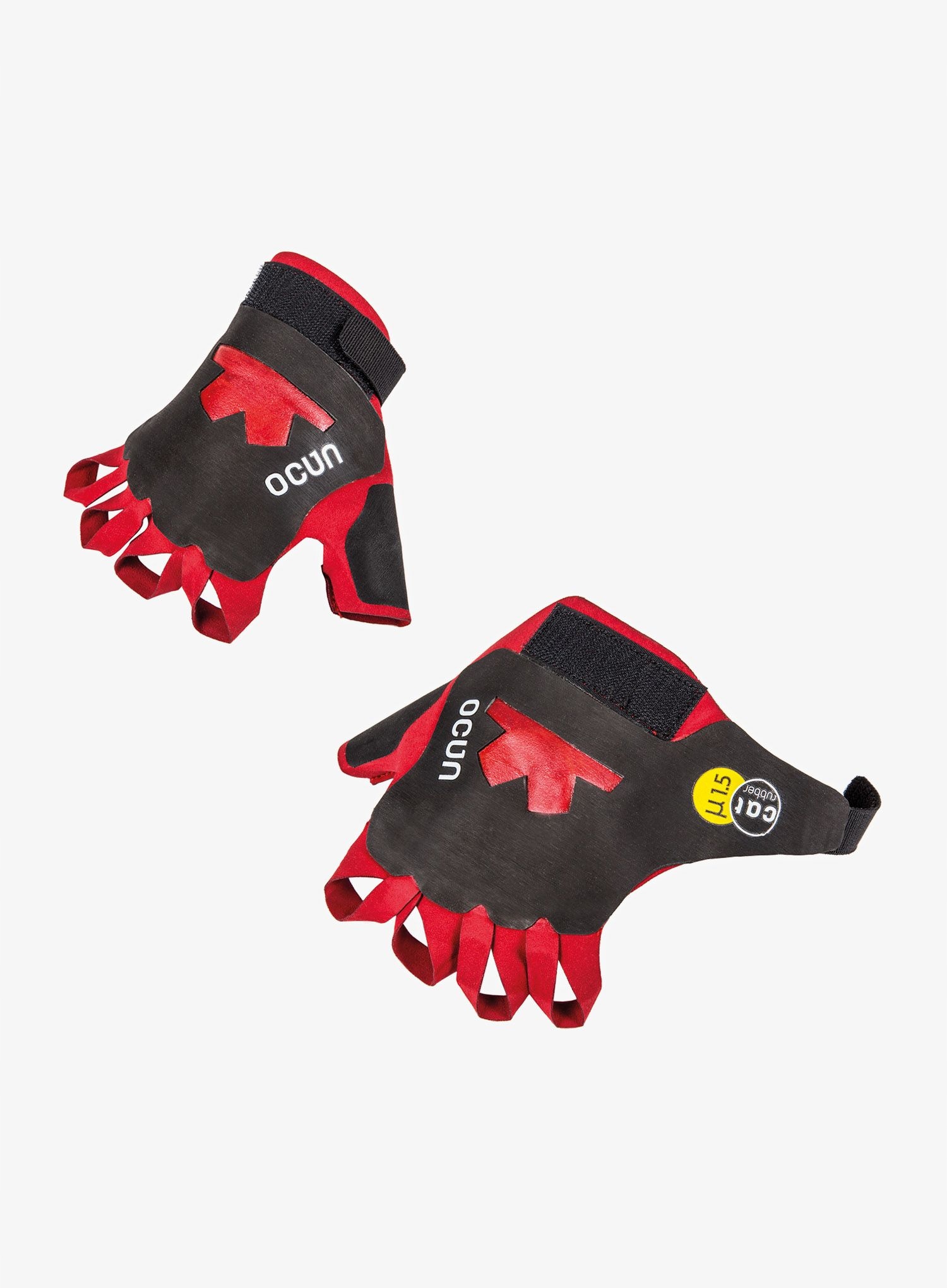 Rukavice pro lezení v rysech Ocun Crack Gloves Pro červená XL