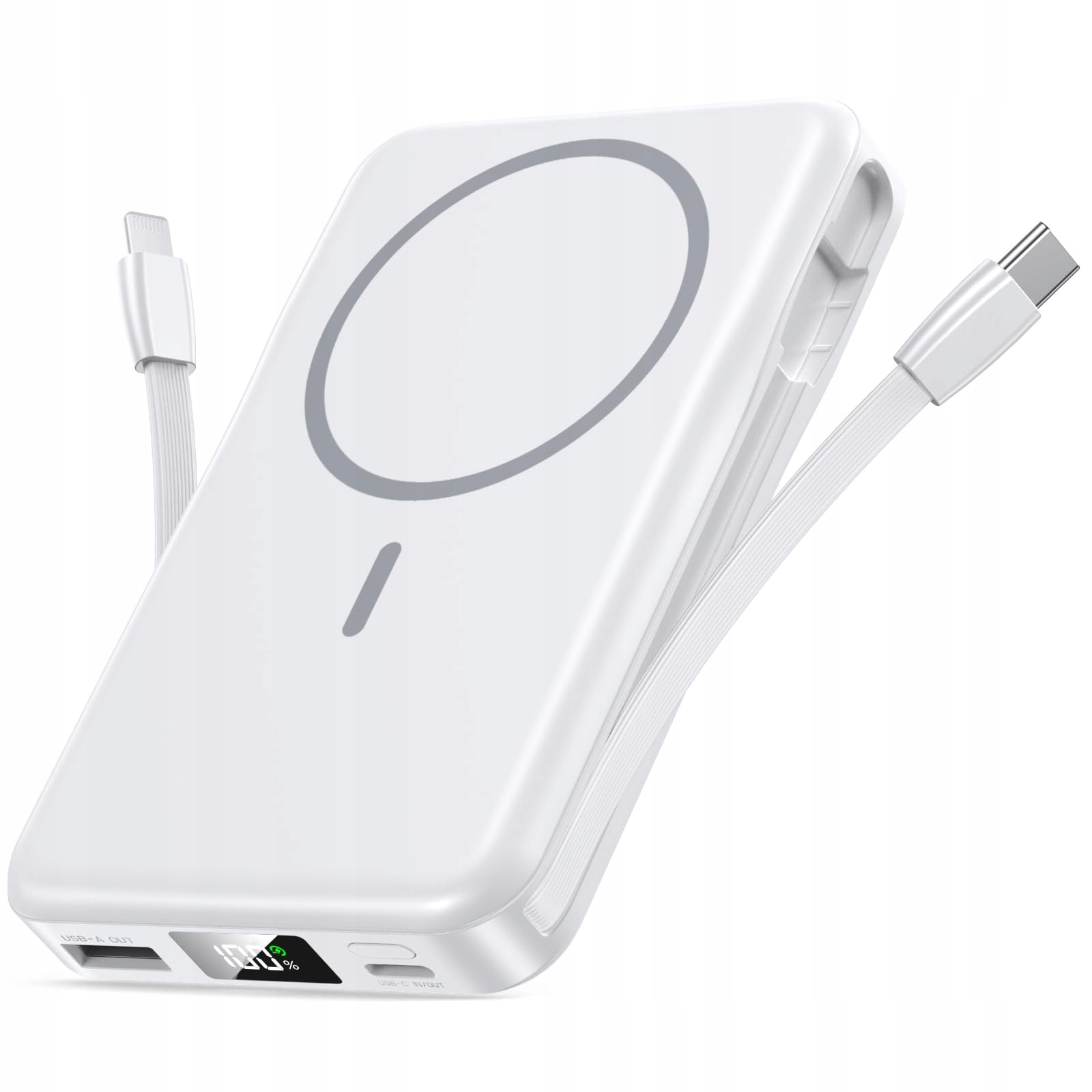 Powerbanka Usb-c Power Mah Bank Pd Usb Qc Rychlá 10000MAH Nabíjení 20W LCD