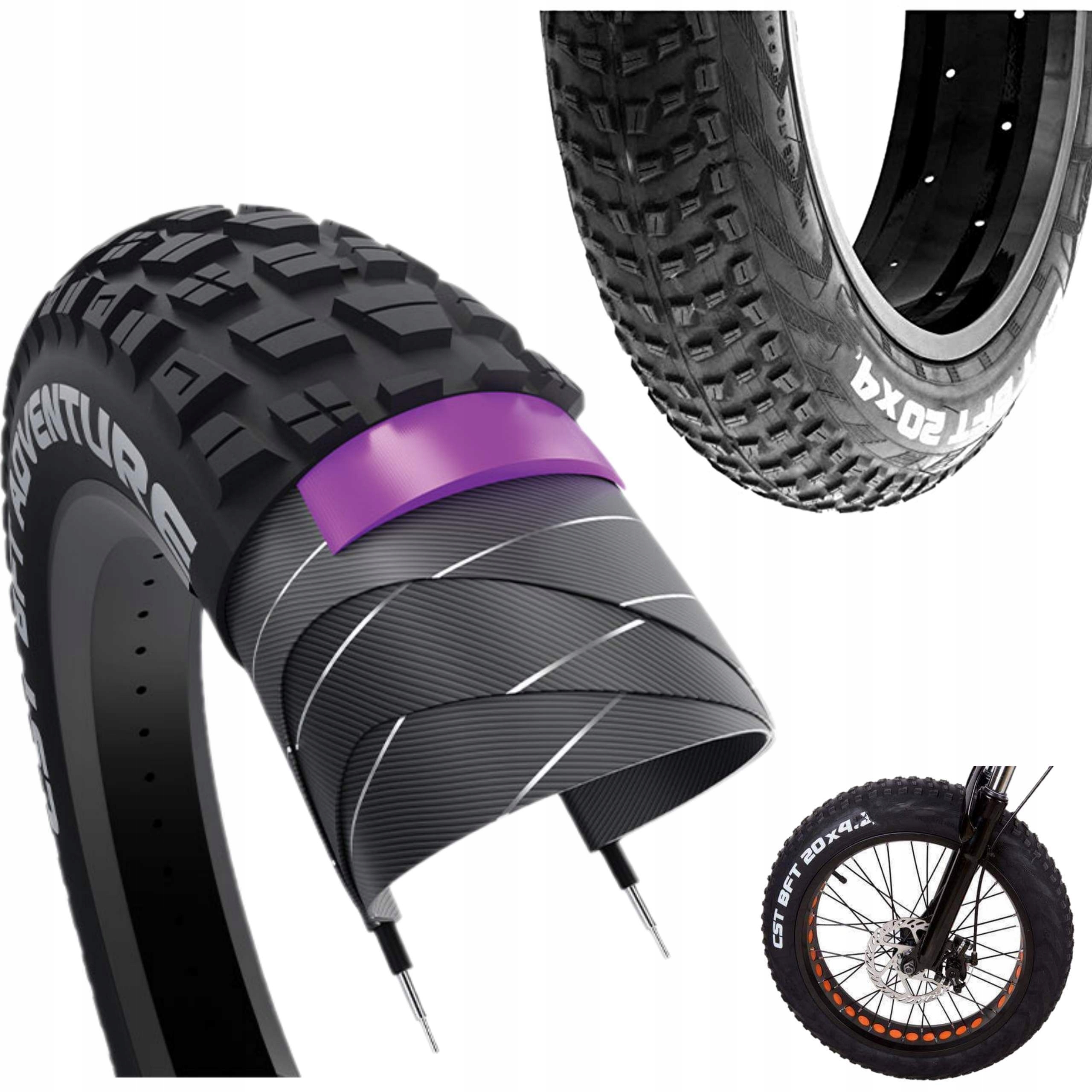 Plášť Na Kolo 20x4.5 Cst Bft Adventure Fat Bike Drát 116-406