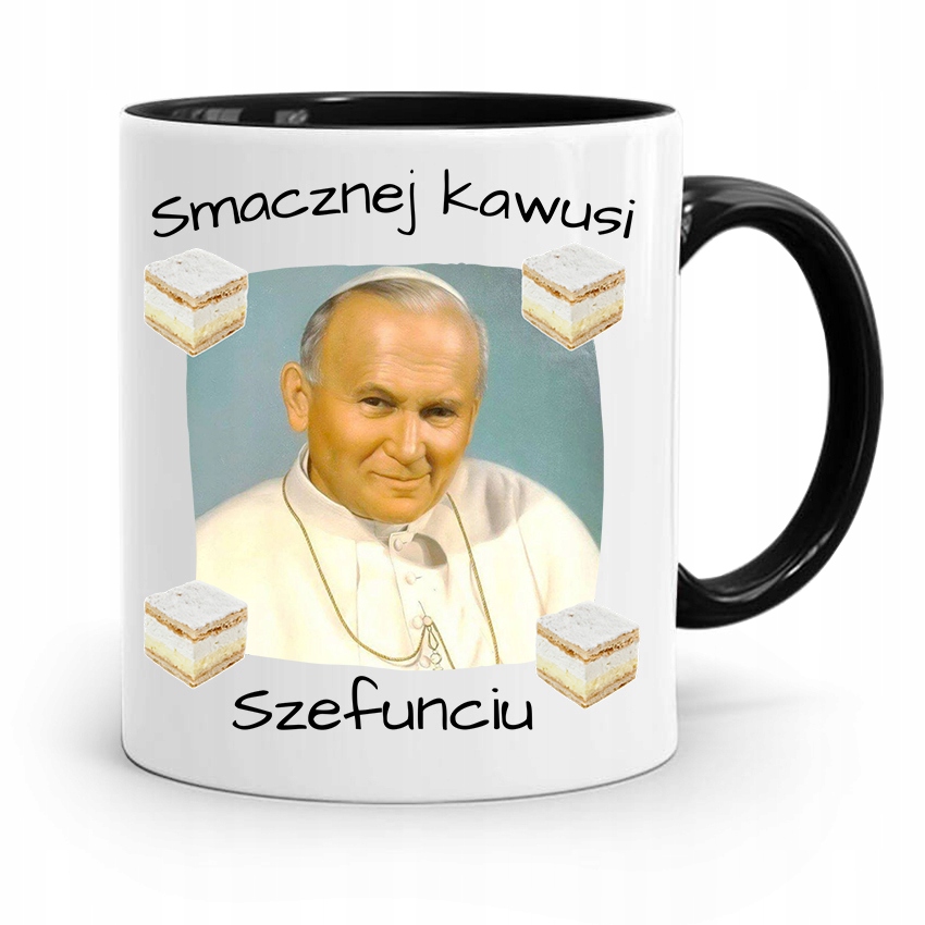 

Kubek Czarny Jan Paweł II Papież Smacznej Kawusi