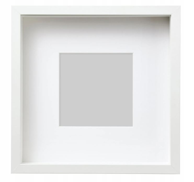 IKEA SANNAHED RAMKA NA ZDJĘCIA 25x25cm BIAŁY