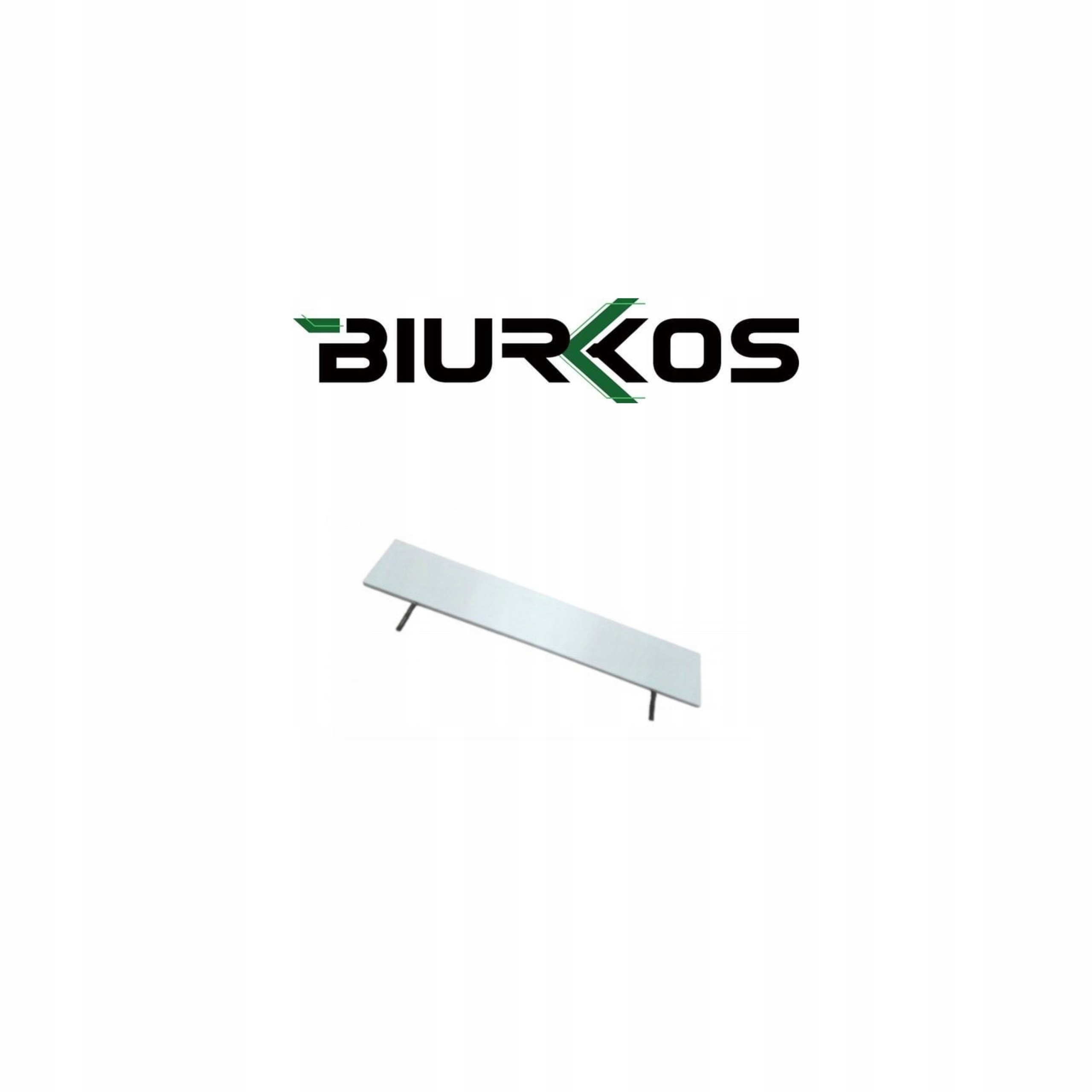 PÓŁKA ŚCIENNA WISZĄCA Biała 90 x 20 cm Biurkos Marka inna