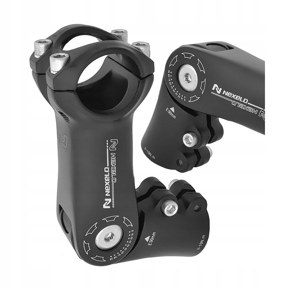 Wspornik kierownicy roweru rowerowej regulowany 31,8 mm wysięg 90 mm nowy