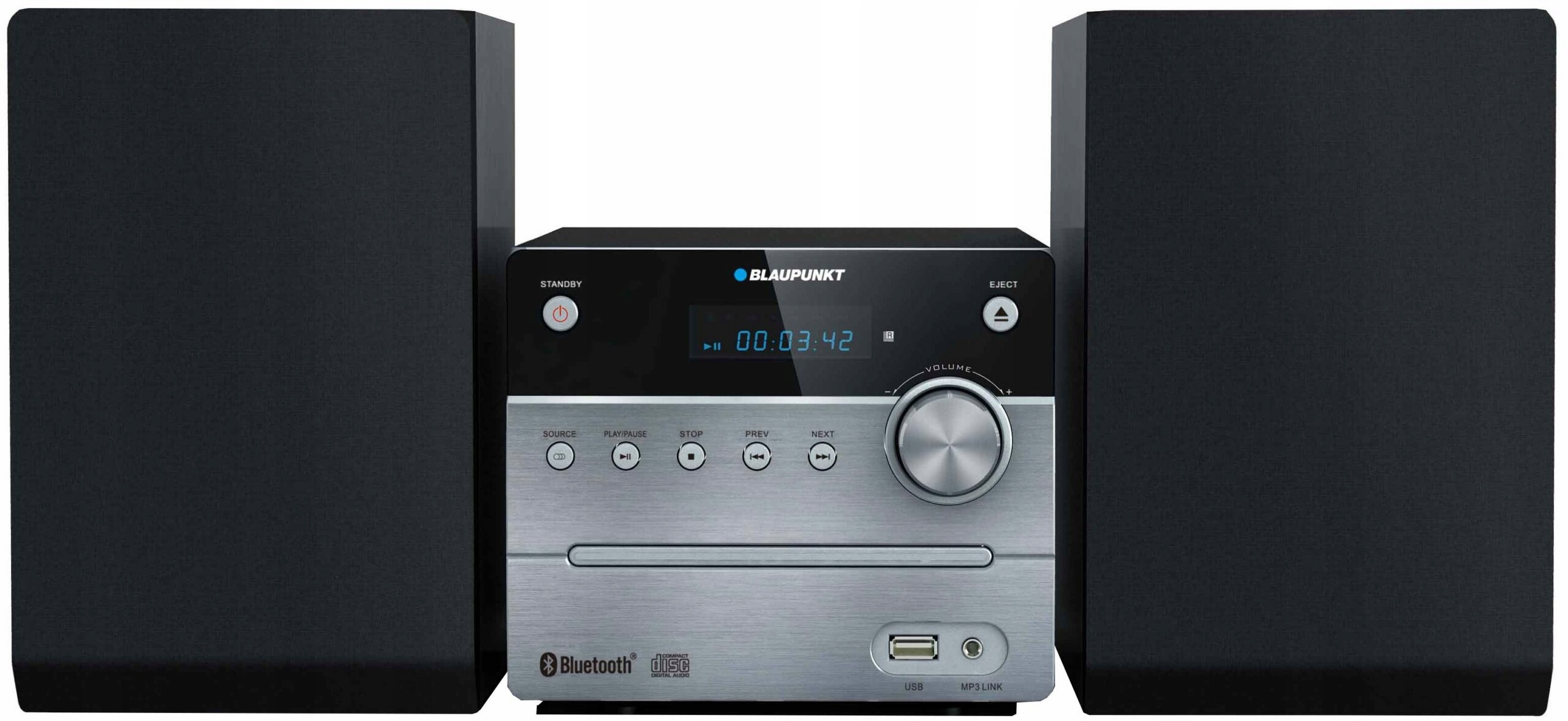 Mikrosystém Bluetooth CD/ MP3/ Usb/ Aux – BP-MS12BT