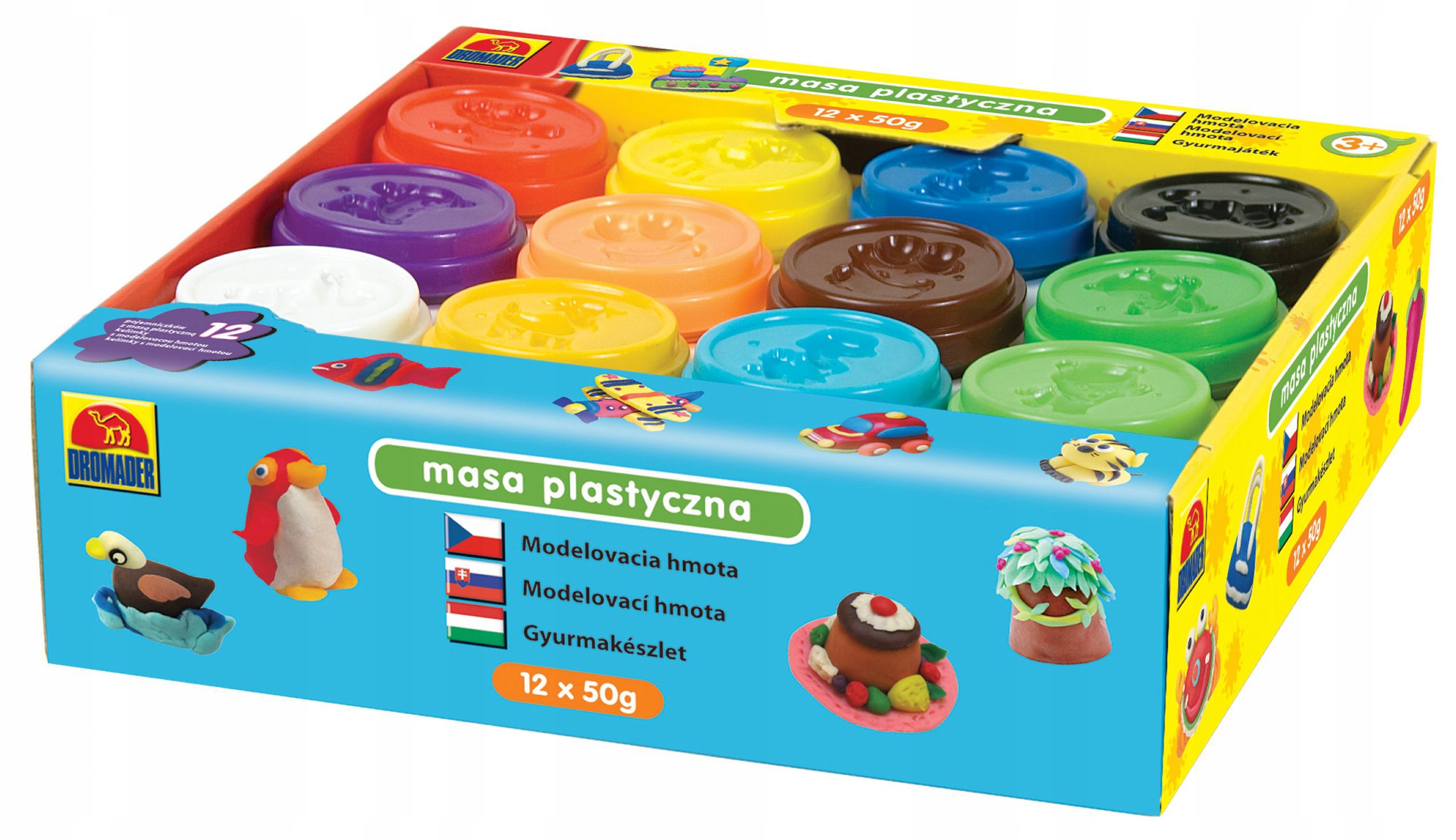 

Masa Plastyczna Zapas 12 Tub x 50 G Kid's Dough