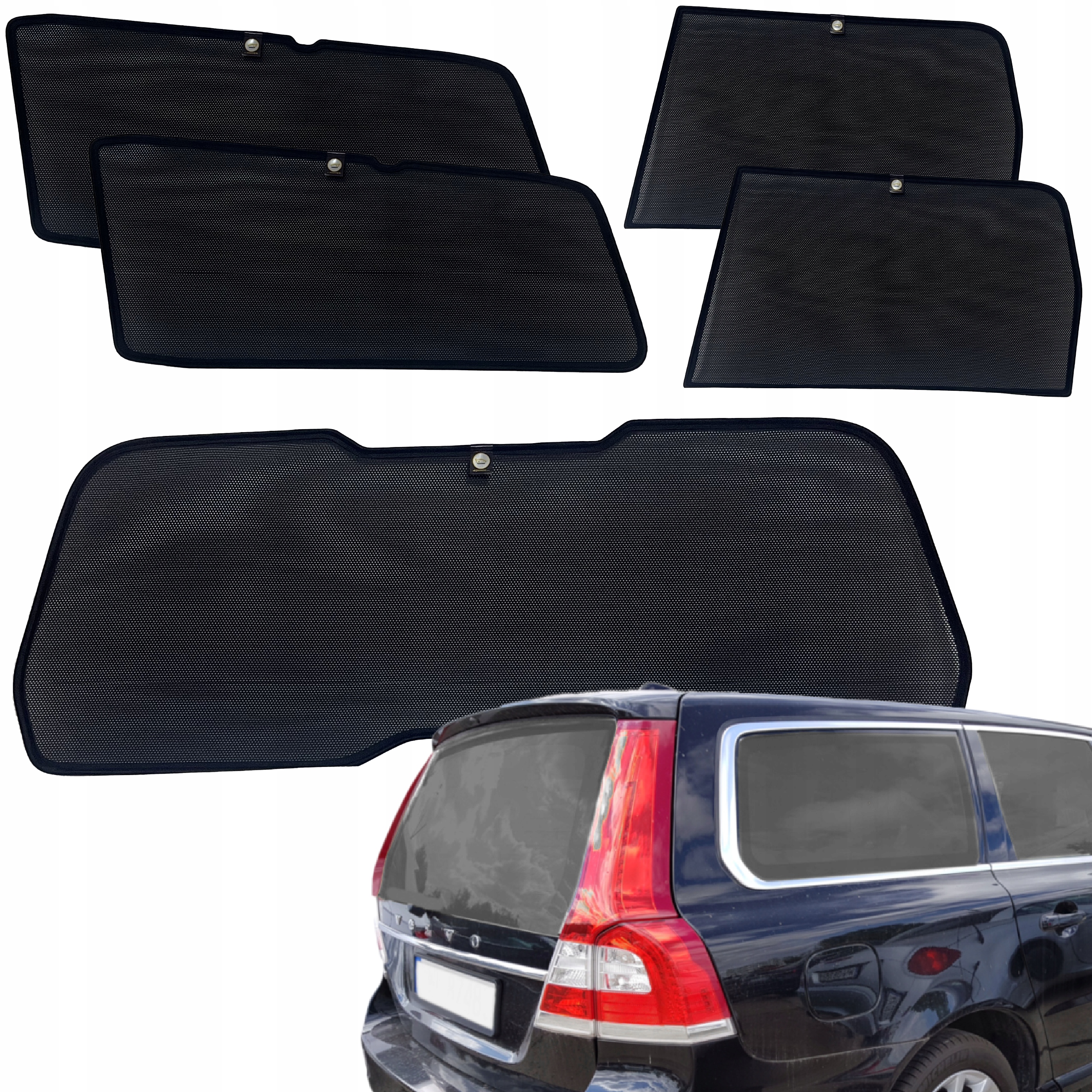 Sluneční clony na sklo do auta Volvo V70 XC70 III 3 gen
