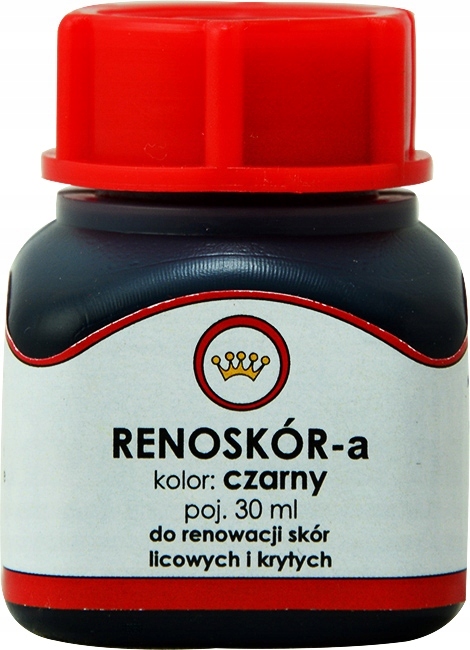 

Farba do skóry lakier Renoskór 30ml czarny