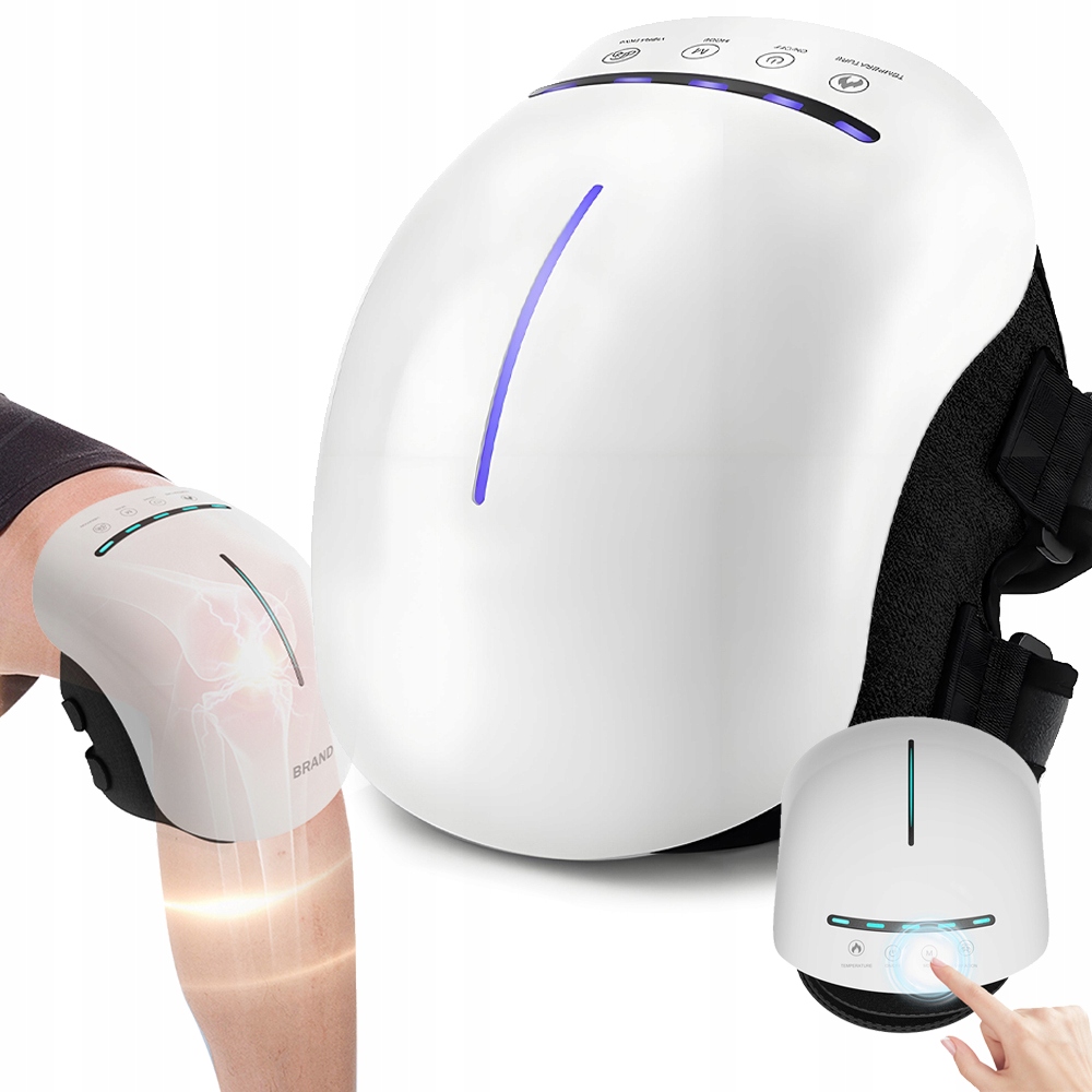 Masażer rehabilitacyjny Orteza Łokieć Kolano Laser Wibracje prądy grzanie