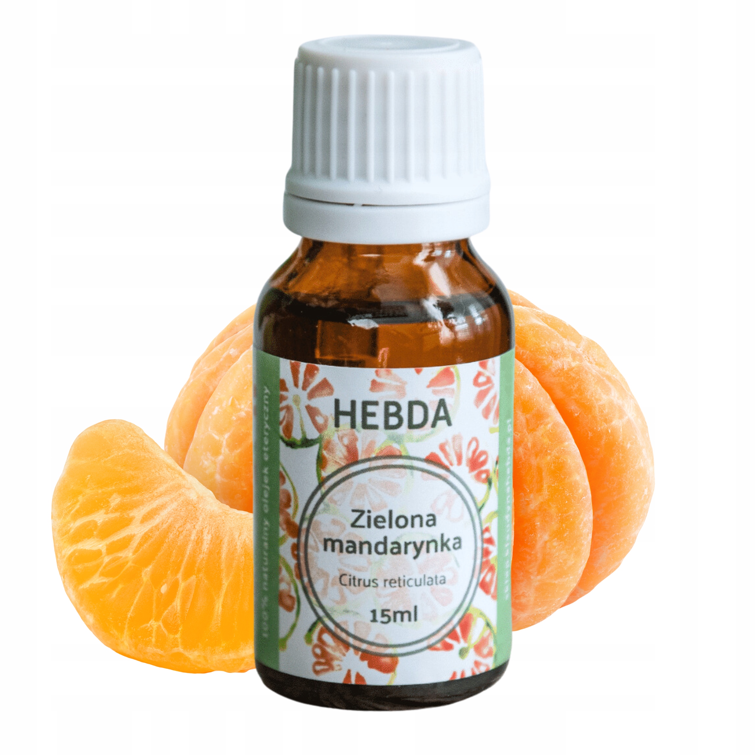 Olejek Eteryczny Z Zielonej Mandarynki Naturalny Energetyzujący Hebda 15ml