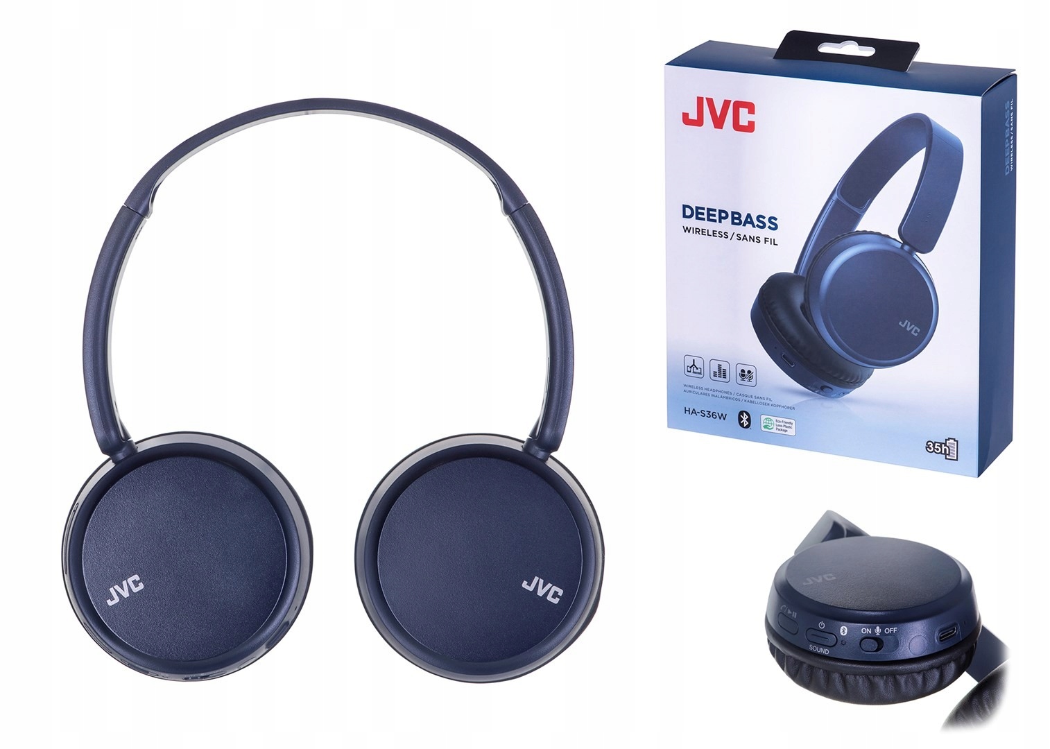 Słuchawki Jvc HAS-36WAU Bt Blue