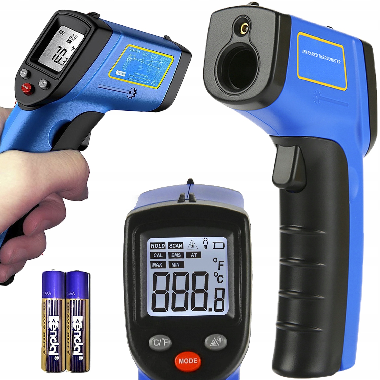 VOLTCRAFT ® IR-Scan-350RH Infrarot-Thermometer 