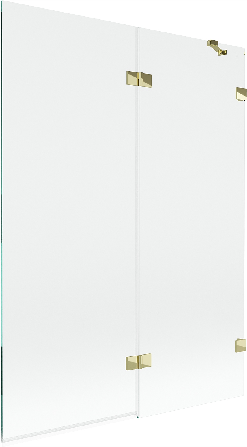 Mexen Lunar sprchový kout dvoukřídlý pravý 130 x 150 cm, transparentní, zla