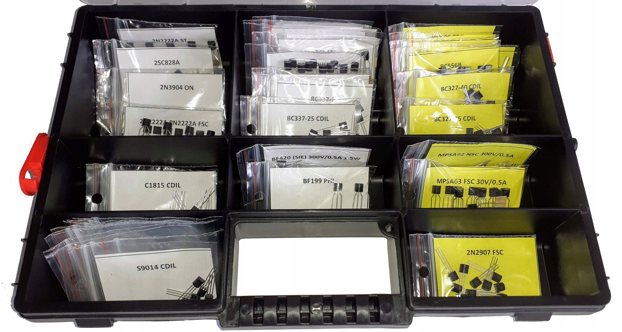 Zestaw tranzystorów bipolarnych TO-92
