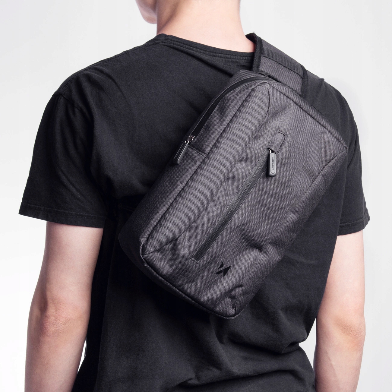 WOZINSKY SAKWA ROWEROWA PRAKTYCZNA 2w1 TORBA NA KIEROWNICĘ PLECAK NA TABLET Model WSB6GR