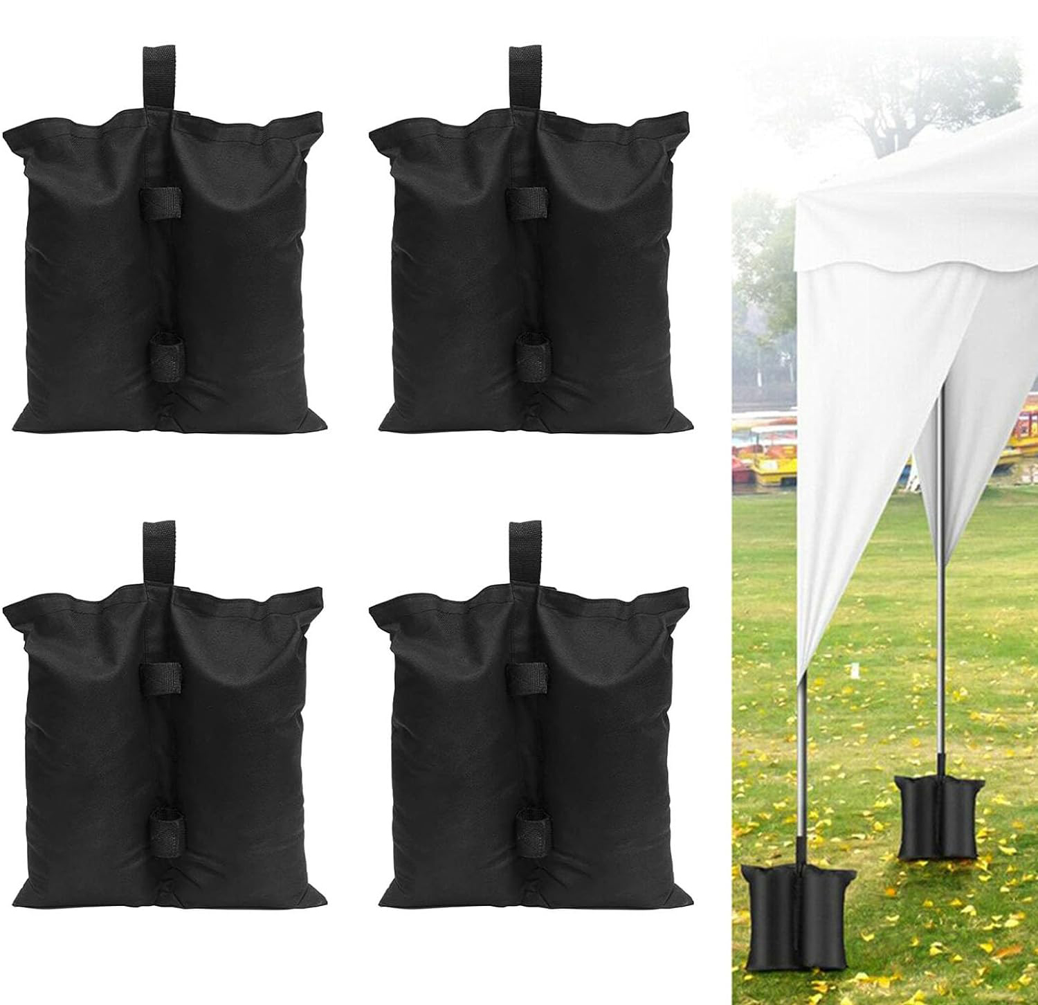 4 X WORKI Z PIASKIEM NAMIOTU DO ALTAN STAŁY WOREK Z PIASKIEM DO BALDACHIMU Marka inna