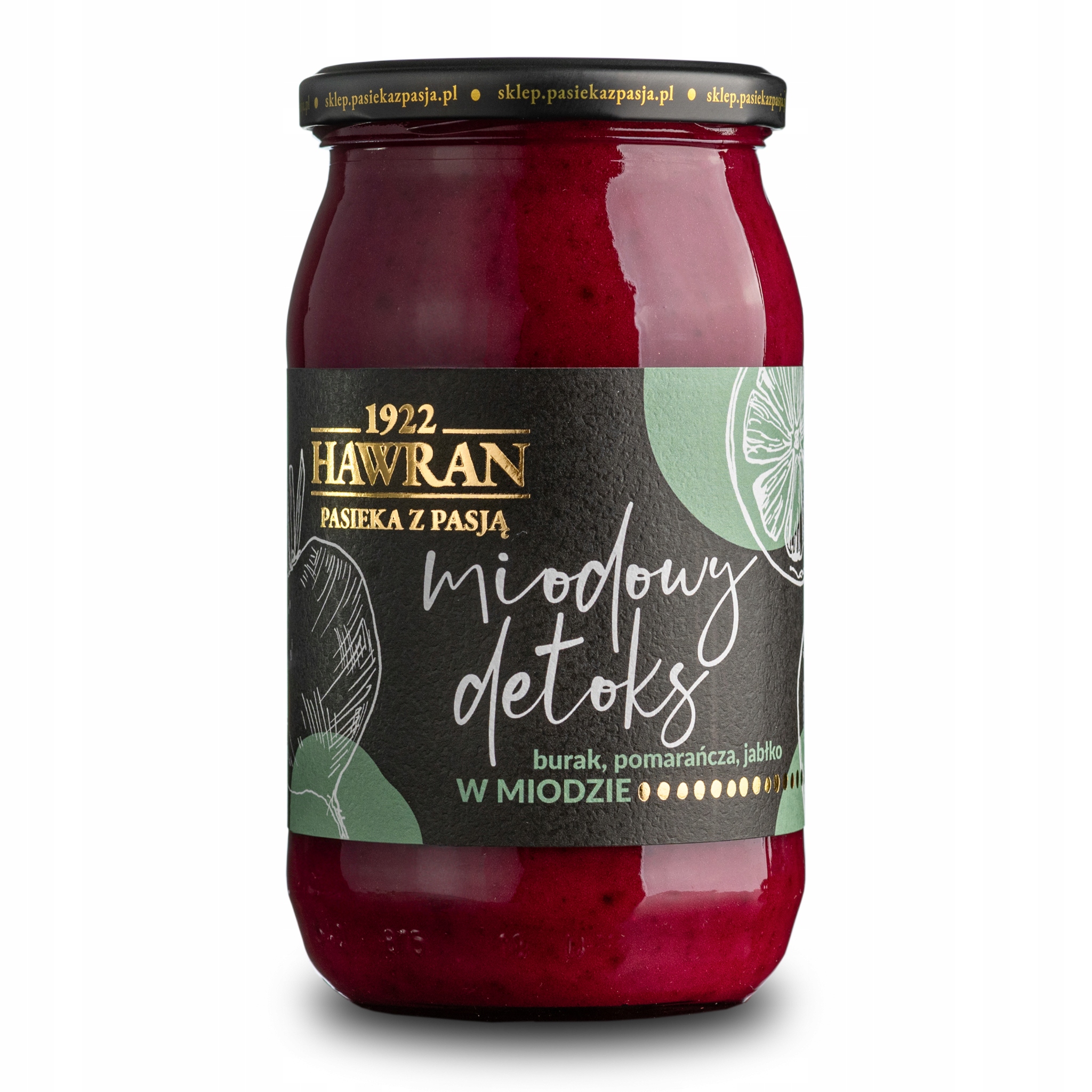 Miodowy detoks 1010g Miód z burakiem, pomarańczą, jabłkiem